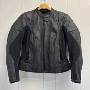 Scorpion Exo Skeletal Protection Womens Motorcycle Riding Leather Jacket Size M